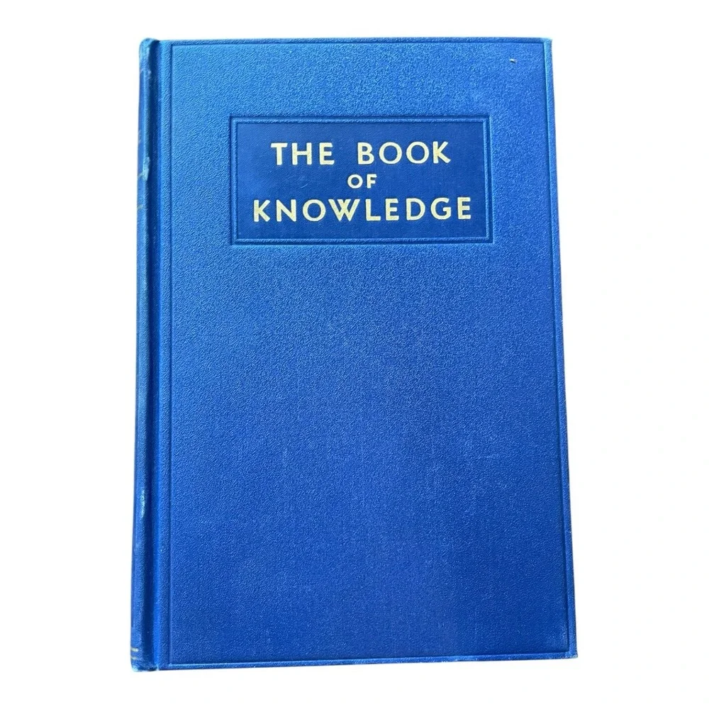 The Book of Knowledge Volume 3 1934 Grolier Society Amalgamated Press Blue